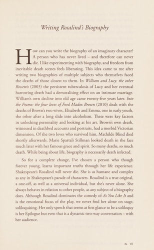 Rosalind A Biography of Shakespeare's Immortal Heroine