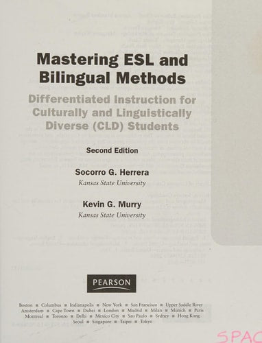 Mastering ESL and Bilingual Methods: Differentiated Instruction for Culturally and Linguistically Diverse (CLD) Students (2nd Edition) (Allyn & Bacon Resources for Teaching English Learners)