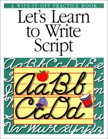 Let's Learn to Write Script (A Wipe-It-Off Practice Book)