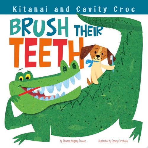 Kitanai and Cavity Croc Brush Their Teeth (Kitanai's Healthy Habits)