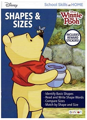 Disney School Skills at Home - Shapes & Sizes (Includes Rewards Stickers) For ages 3 - 5