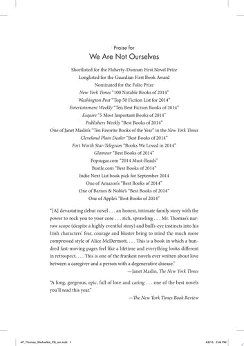 We Are Not Ourselves: A Novel
