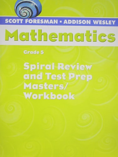 SCOTT FORESMAN MATH 2004 SPIRAL REVIEW AND TEST PREP MASTERS GRADE 5 2004C