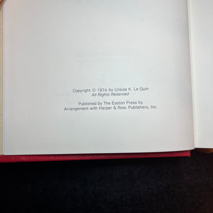 The Dispossessed - Ursula K. Le Guin - 1st Thus Edition - 1974