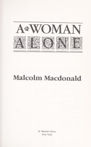 A Woman Alone