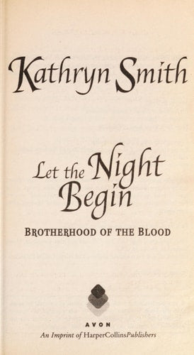 Let the Night Begin (Brotherhood of Blood)