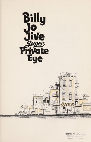 Billy Jo Jive, Super Private Eye: The Case of the Missing Ten Speed Bike