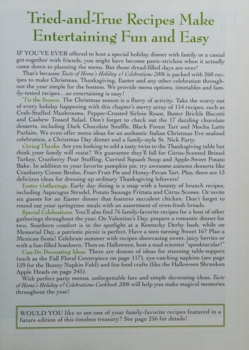 Taste of Home's Holiday & Celebrations Cookbook 2006