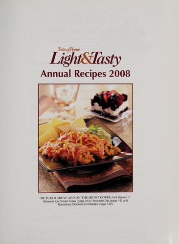 Taste of Home Light & Tasty Annual Recipes 2008 (Every Recipe from Last Year and More)
