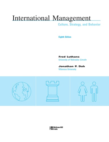 international Management Culture, Strategy, and Behavior