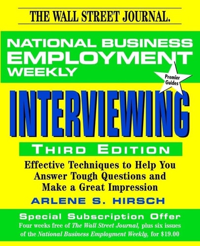 Interviewing, 3e (National Business Employment Weekly Career Guides)