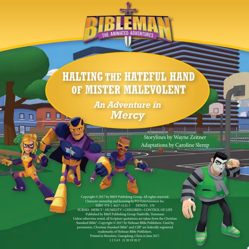 Halting the Hateful Hand of Mister Malevolent/Pulverizing the Plans of the Prince of Pride, Flipbook (Bibleman)