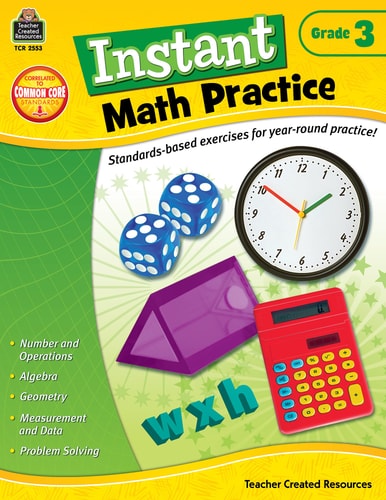 Instant Math Practice, Grade 3