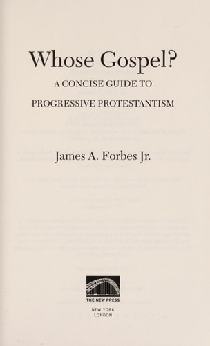 Whose Gospel?: A Concise Guide to Progressive Protestantism (Whose Religion?)