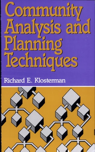 Community Analysis and Planning Techniques