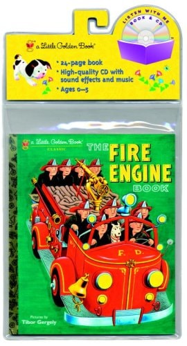 The Fire Engine Book LGB and CD (Little Golden Book & CD)