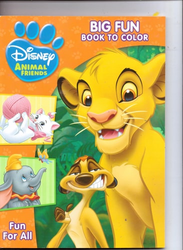 Disney Animal Friends: Playful Pals (Giant Book to Color)