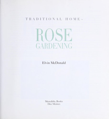 Rose Gardening