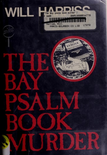The Bay Psalm Book Murder