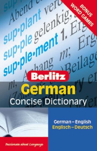 Berlitz German Concise Dictionary (Berlitz Concise Dictionaries) (German Edition)