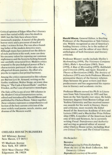 The Tales of Poe (Modern Critical Interpretations)