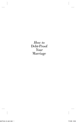Debt-Proof Your Marriage: How to Achieve Financial Harmony (Debt-Proof Living)