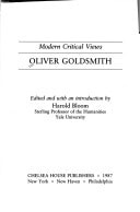 Oliver Goldsmith (Bloom's Modern Critical Views)