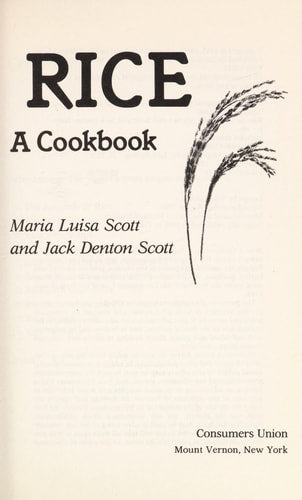 Rice: A Cookbook