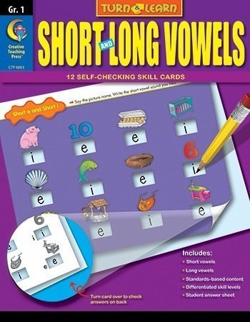 Instant Learning Centers: Long & Short Vowels, Gr K-2 (Learning Centers Book)