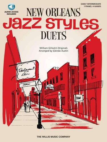 New Orleans Jazz Styles Duets - Book/Online Audio: William Gillock's Originals arranged by Glenda Austin