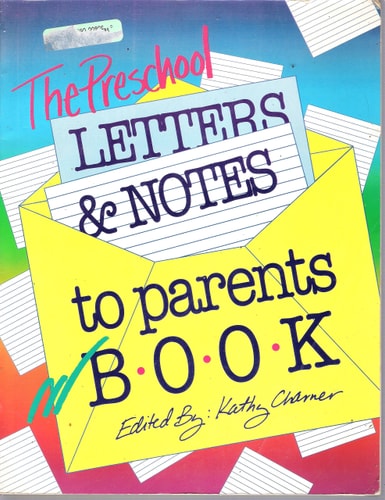 The Preschool Letters and Notes to Parents Book