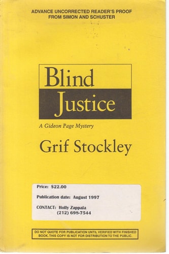 BLIND JUDGMENT: A Gideon Page Novel