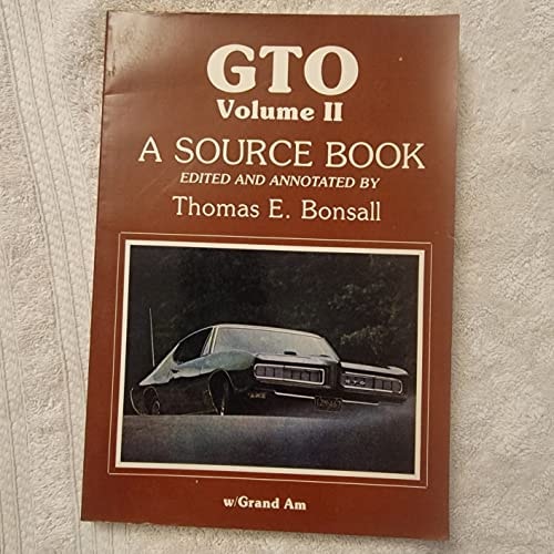 GTO Volume II: A Source Book