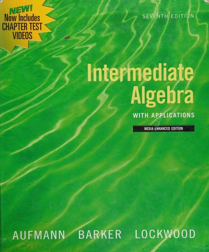 Intermediate Algebra with Applications, Multimedia Edition (Available 2010 Titles Enhanced Web Assign)