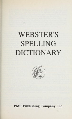 Webster's Spelling Dictionary