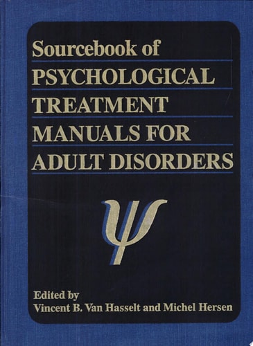 Sourcebook of Psychological Treatment Manuals for Adult Disorders (Subcellular Biochemistry)