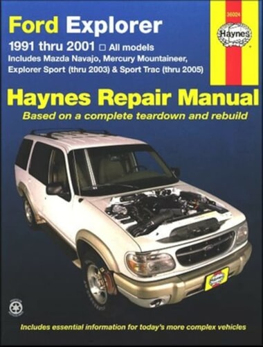 Ford Explorer & Mazda Navajo Automotive Repair Manual/All Ford Explorer and Mazda Navajo Models 1991 and 1992 (Haynes Automotive Repair Manual Series)