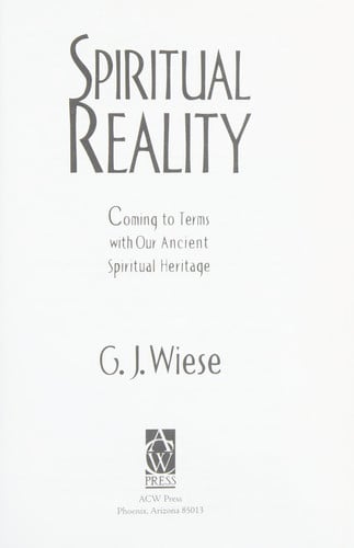 Spiritual Reality