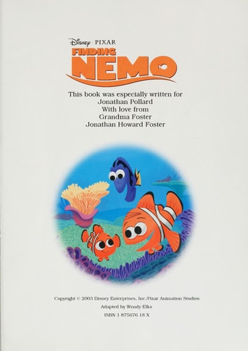 My Adventures with Finding Nemo (Disney Pixar)