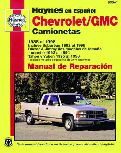 Chevrolet Pick-Up, 1988-1998: Spanish Edition (Haynes Repair Manuals)