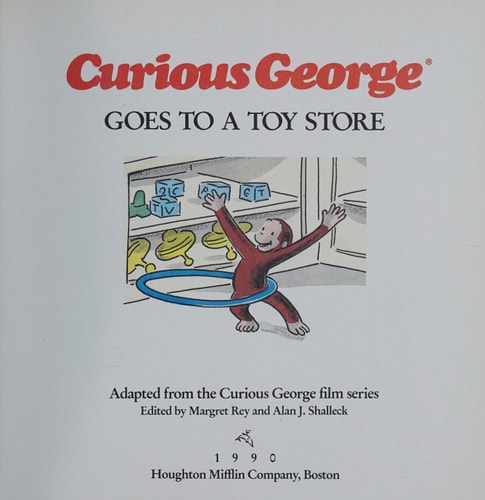 Curious George Goes to a Toy Store