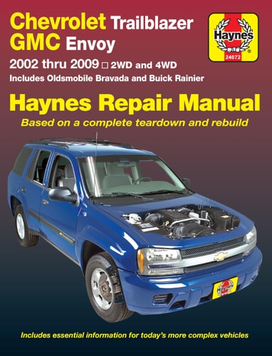 Chevrolet TrailBlazer, TrailBlazer EXT, GMC Envoy, GMC Envoy XL, Oldsmobile Bravada & Buick Rainier with 4.2L, 5.3L V8 or 6.0L V8 engines (02-09) Haynes Repair Manual