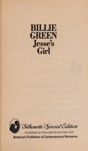 Jesse'S Girl (Silhouette Special Edition)