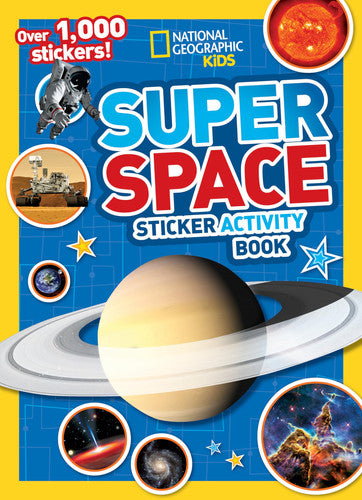 National Geographic Kids Super Space Sticker Activity Book Over 1,000 Stickers!