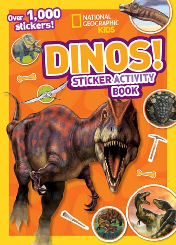 National Geographic Kids Dinos Sticker Activity Book Over 1,000 Stickers!