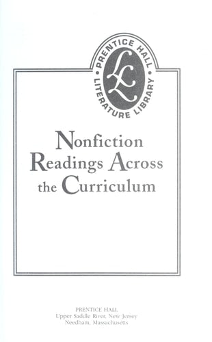Nonfiction Readings Across the Curriculum