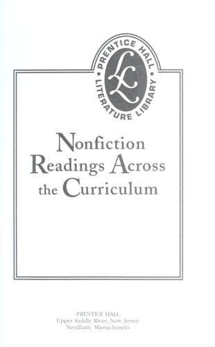 Nonfiction Readings Across the Curriculum