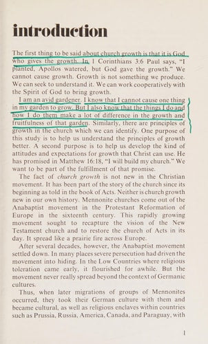 New Look at Church Growth