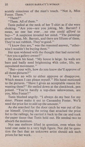 Gregg Barratt's Woman (Harlequin Presents, 424)