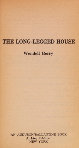 The Long-Legged House